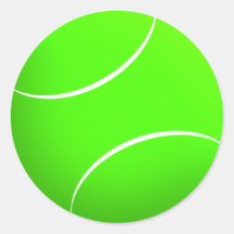 Etiqueta da bola de tênis adesivo