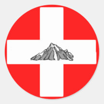 Etiqueta da patrulha - montanha adesivo