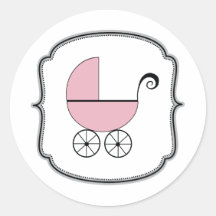 Etiqueta do carrinho de bebê adesivos