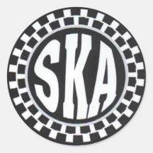 etiqueta do ska adesivos redondos