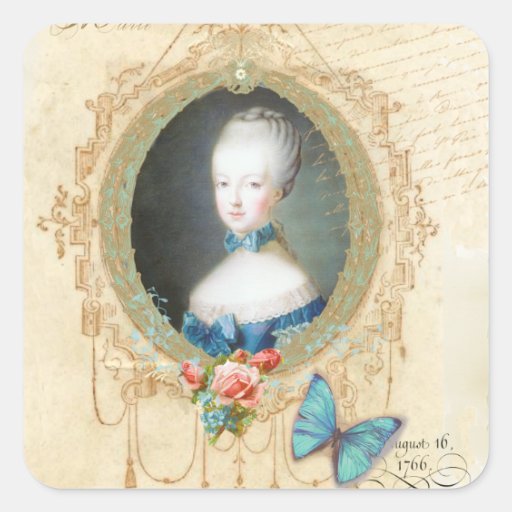 Etiqueta nova do ornamentado de Marie Antoinette Adesivos