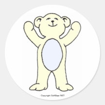 Etiqueta redonda de SoftBear Adesivos Em Formato Redondos