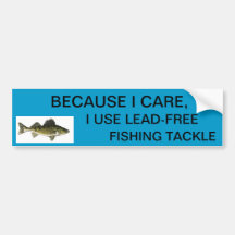 Etiqueta sem chumbo dos Walleye Adesivos