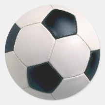 Etiquetas da bola de futebol adesivo