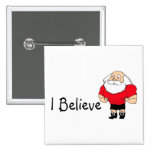 Eu acredito o papai noel botons