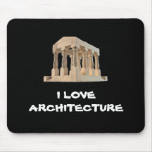 Eu amo a arquitetura Mousepad