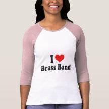 Eu amo a banda filarmónica t-shirt
