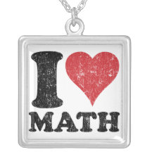 Eu amo a colar da matemática