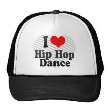 Eu amo a dança de Hip Hop Bonés