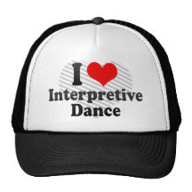 Eu amo a dança interpretativo bone