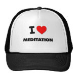 Eu amo a meditação boné