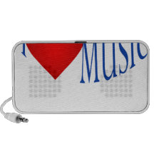 Eu amo a música caixinhas de som para pc