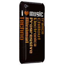 Eu amo a música capas iPod touch