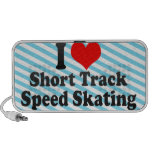 Eu amo a patinagem curta da velocidade da trilha caixinhas de som para pc