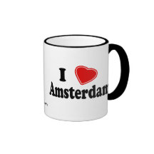 Eu amo Amsterdão Caneca