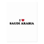 Eu amo Arábia Saudita Cartao Postal