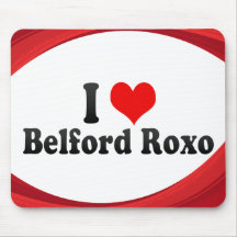 Eu amo Belford Roxo, Brasil Mousepads