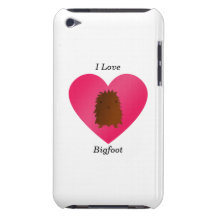 Eu amo bigfoot capas iPod touch Case-Mate