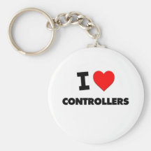 Eu amo controladores chaveiro