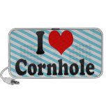 Eu amo Cornhole Caixinhas De Som Para Laptop