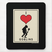 Eu amo diabretes mousepad