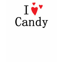 Eu amo doces t - shirts