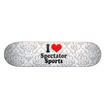 Eu amo esportes espectadores skate