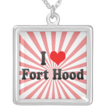 Eu amo Fort Hood, os Estados Unidos Colares Personalizados