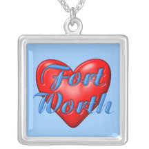 Eu amo Fort Worth Texas Bijuteria