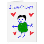 Eu amo Gramps Cartao