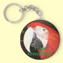 Eu amo Greenwings! porta chaves