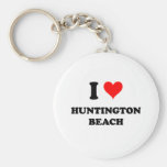 Eu amo Huntington Beach Virgínia Chaveiro