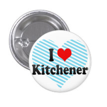 Eu amo Kitchener, Canadá Boton