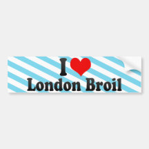 Eu amo Londres grelho Adesivos