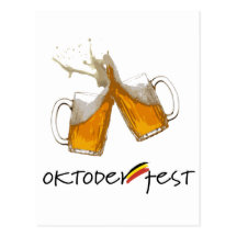 Eu amo mais oktoberfest cartao postal