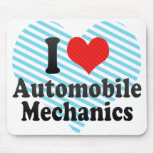 Eu amo mecânicos de automóvel mousepad