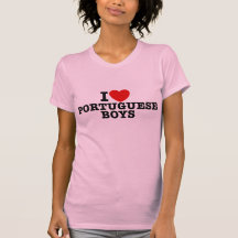 Eu amo meninos portugueses tshirt