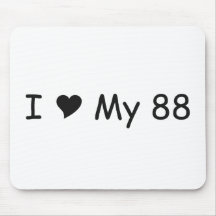 Eu amo meu amor de 88 I meus presentes por Gear4ge Mousepads
