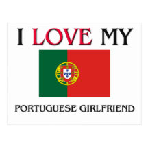 Eu amo meu namorada português cartões postais