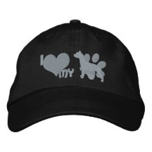 Eu amo meu pitbull bone bordado