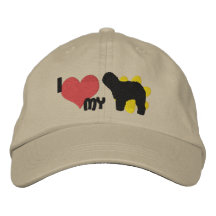 Eu amo meu Sheepdog inglês velho Boné
