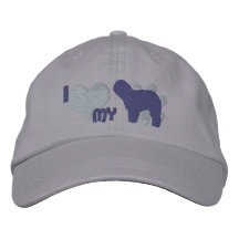 Eu amo meu Sheepdog inglês velho Boné