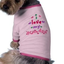eu amo meu vovô roupas para pets