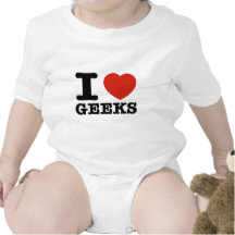 Eu amo meus geeks camisetas