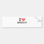 Eu amo México Adesivo