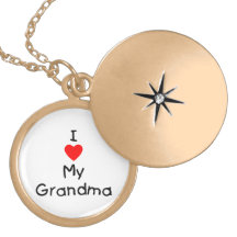 Eu amo minha avó colar personalizado