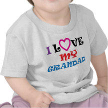 Eu amo minha camisa do Grandad T Tshirt