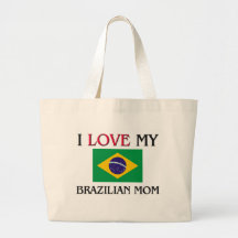 Eu amo minha mamã brasileira bolsa
