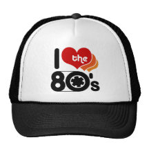 Eu amo o anos 80 bonés