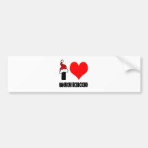 Eu amo o design kickboxing americano adesivo
